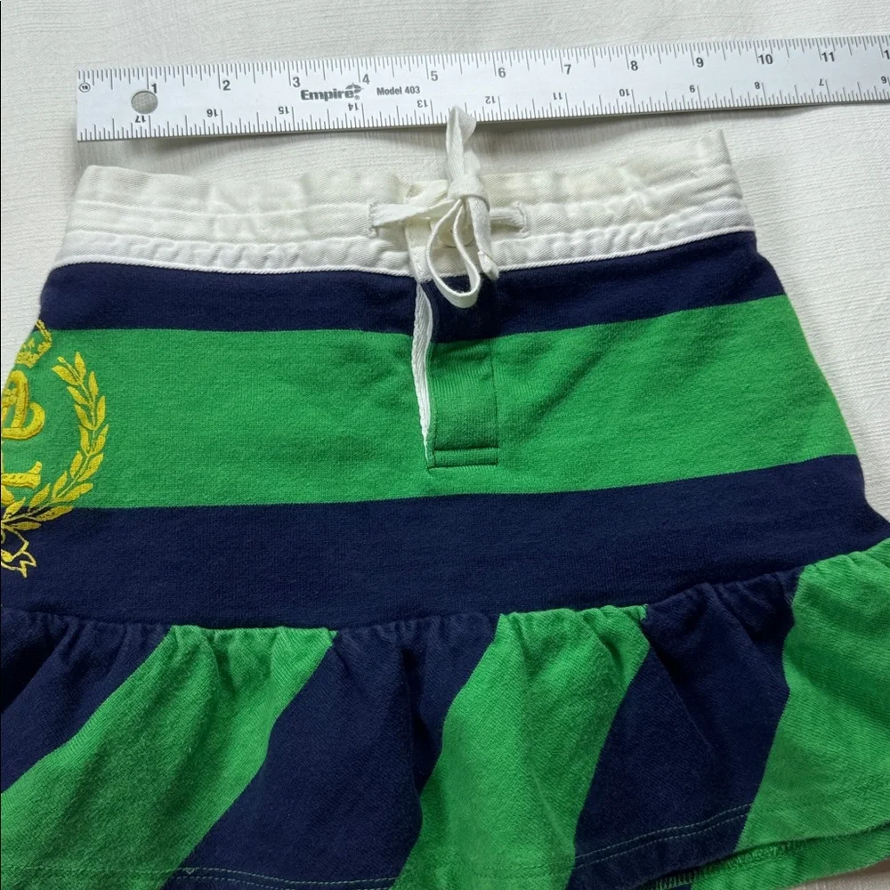 Ralph Lauren Green Navy and White Skirt‎
